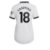 Damen Fußballbekleidung Manchester United Casemiro #18 Auswärtstrikot 2022-23 Kurzarm